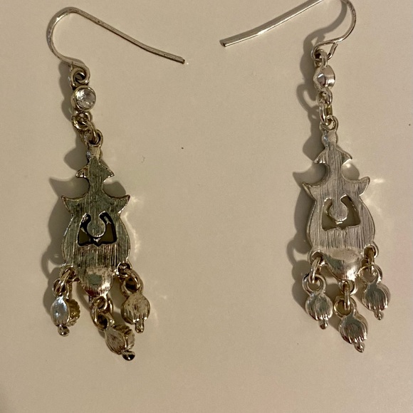 Beautiful crystal chandelier earrings - Picture 6 of 6
